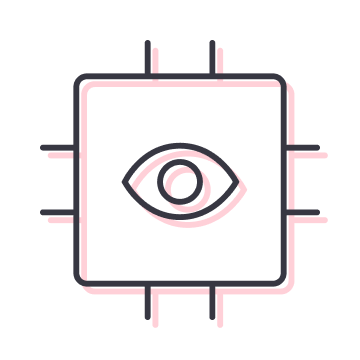 Technology powerhouse with a design eye illustration